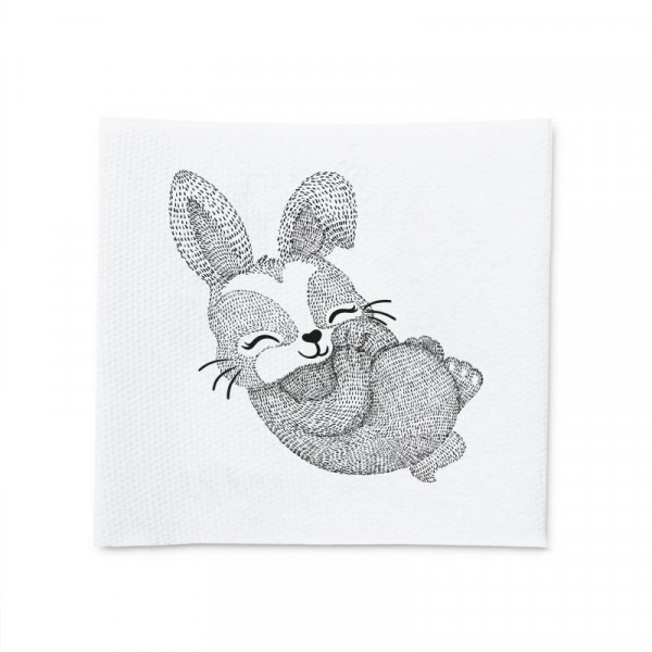 Baumwolllabel "Hase"