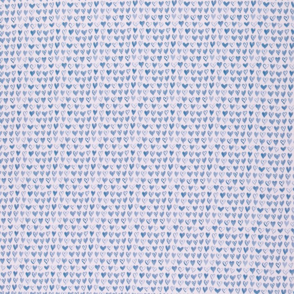 Bomuldsjersey kollektion "Ocean Breeze" hjerter