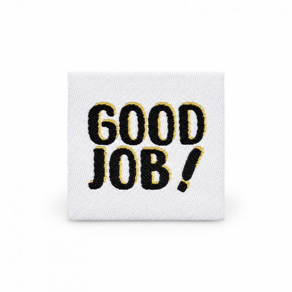 Label "Good Job!" 35 x 35 mm