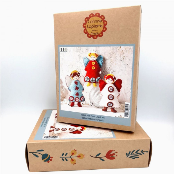 Craftkit "Scandinavian Angels" fra Corinne Lapierre
