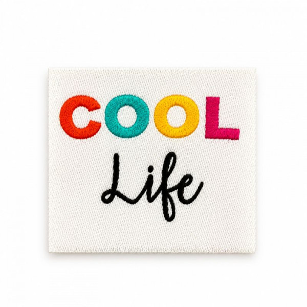Label "Cool Life" 35 x 35 mm