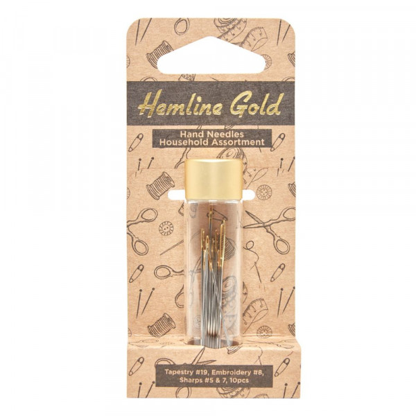 Hemline Gold Nåle Sortiment
