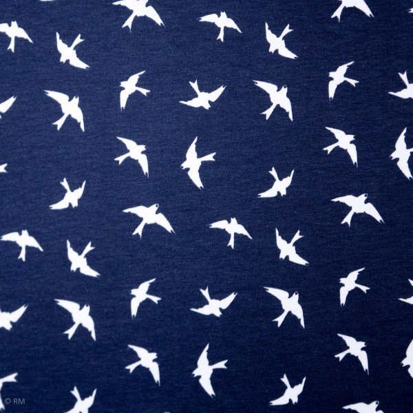 Bomuldsjersey "Seagull"