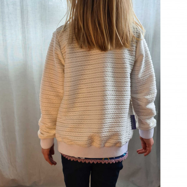 Snitmønster Cardigan "Karo" Kids str 74 - 164