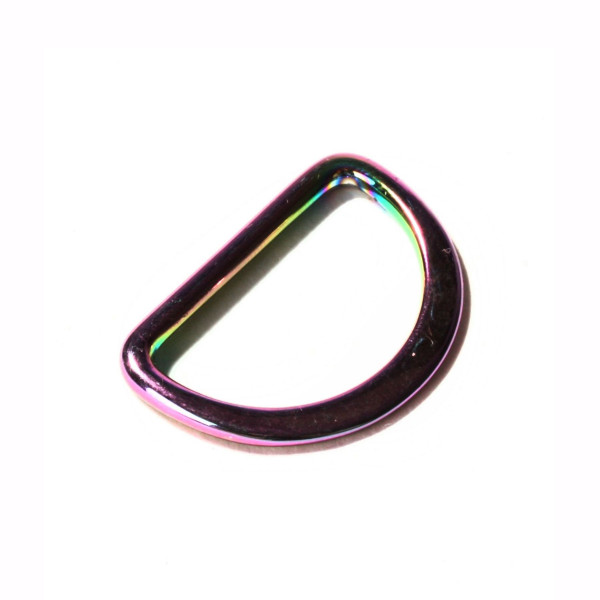 D-ring 25 mm regnbue