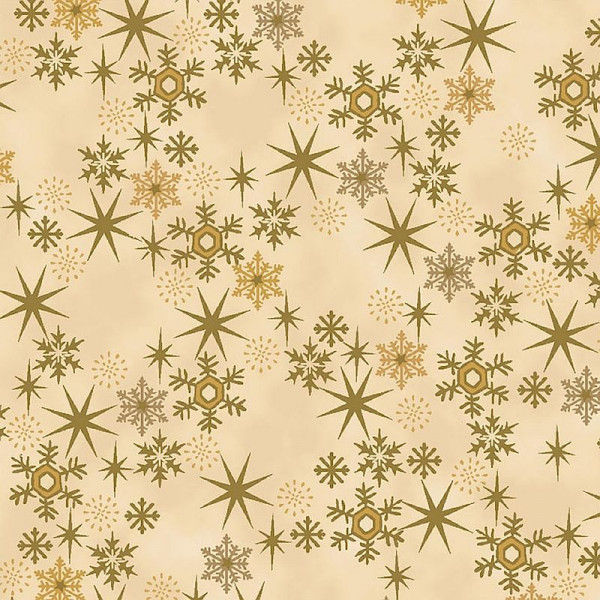 Bomuld "Snow Crystals" 4593-206