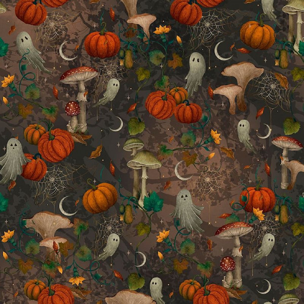 Bomuld "Harvest Haunt" Spøgelsesskoven