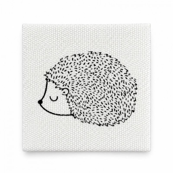 Baumwolllabel "Igel"