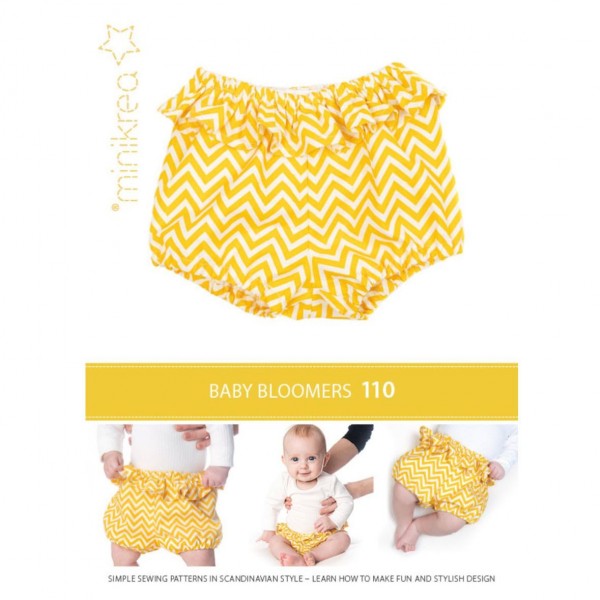 Snitmønster minikrea 110 "Baby Bloomers" str 0 - 2 Y (50 - 92 cm)