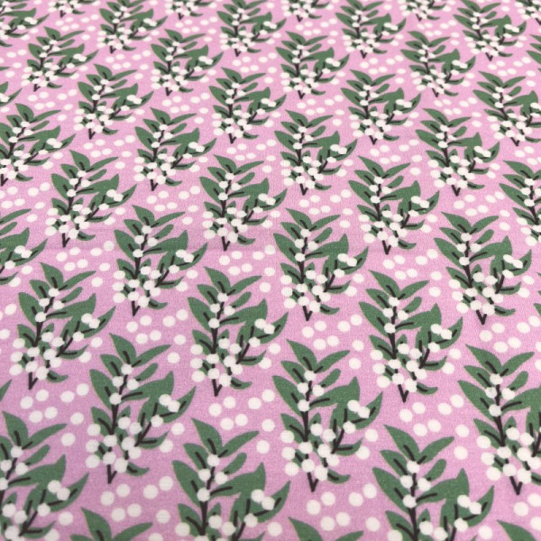 1 m Bomuldsjersey "Elderberry" by jolijou