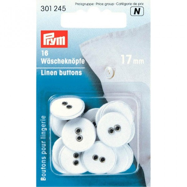 Knapper til sengetøj Ø 17 mm