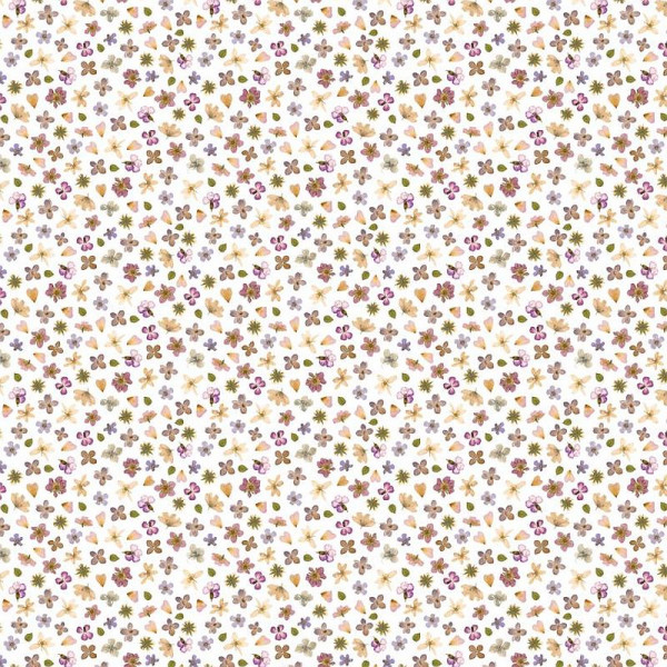 Baumwollstoff "Kleine Blütenromantik" von...