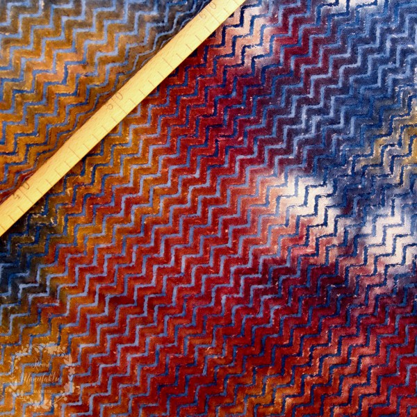 Jersey med viscose "Zig-Zag"