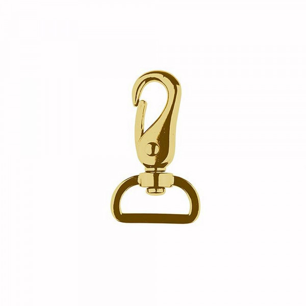 Karabinhage 25mm guld