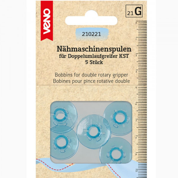 5 Nähmaschinenspulen KST (Doppelumlaufgreifer)