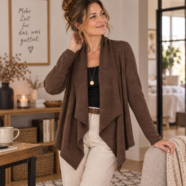Papierschnittmuster "Strickjacke Bea" Damen Gr. 32 - 58