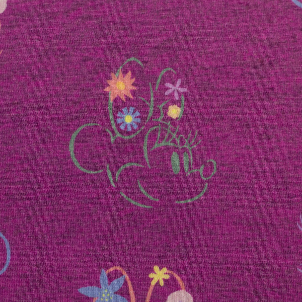 Bomuldsjersey Disney "Daisy og Minnie" pink