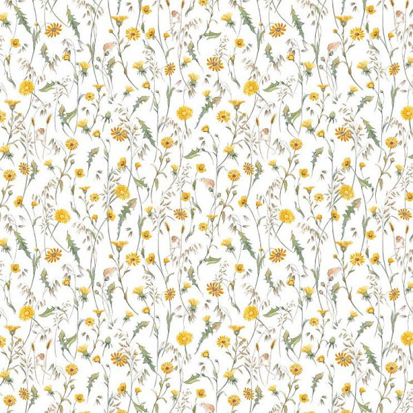 Baumwollstoff "Wiesenblumen" von acufactum