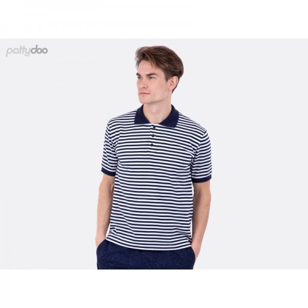 Snitmønster Herre-Polo-Shirt "Jake" str XS - XXXL by pattydoo