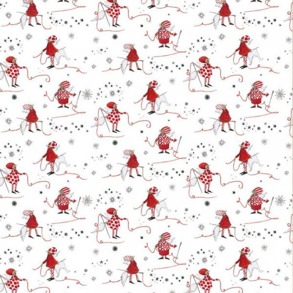 Baumwollstoff "Fadenengel" von acufactum