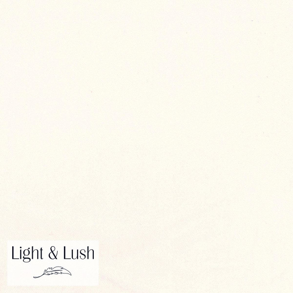 Viscose fra Light & Lush solid col.07 off white