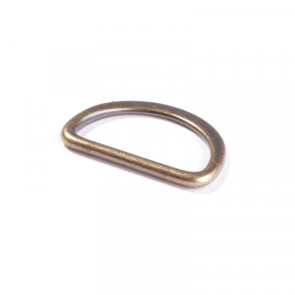 D-Ring 25 mm messing