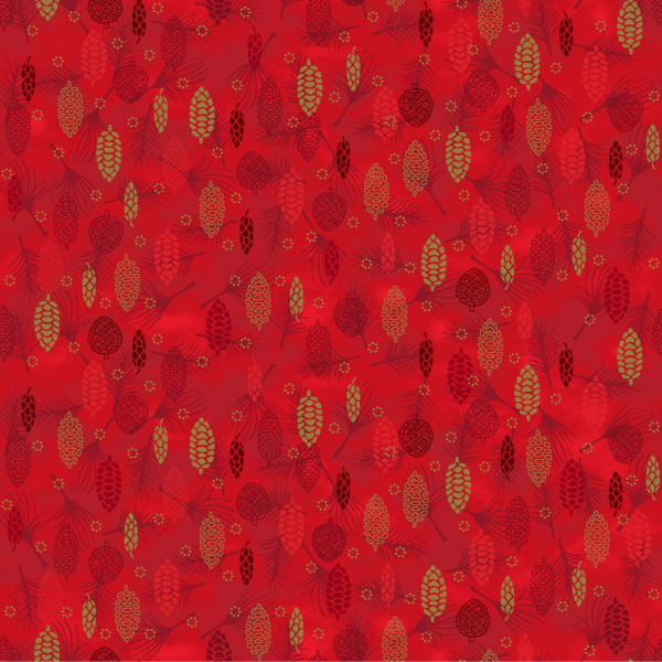 Bomuld "We love Christmas" 4592-412