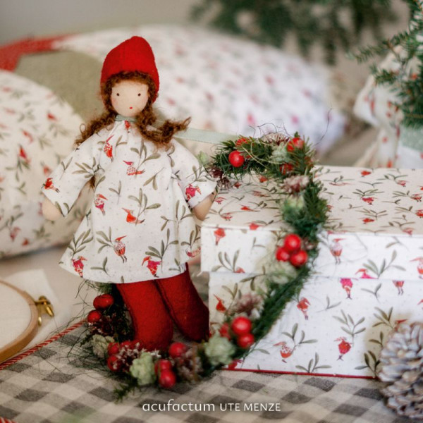 Baumwollstoff "Mistelwichtel" von acufactum