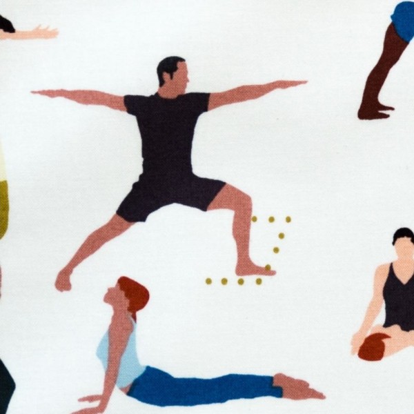Bomuld "Nicoles Prints II - Namaste" fra Alexander Henry