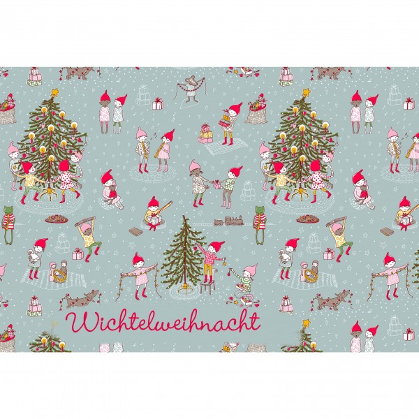 Bio-Jersey “Wichtelweihnacht NEU" fra susalabim