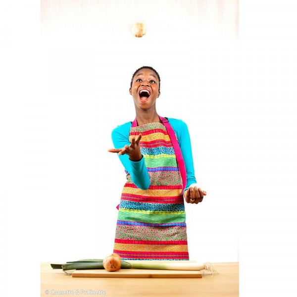 Blanding af viscose og hør "Wild stripes" wild