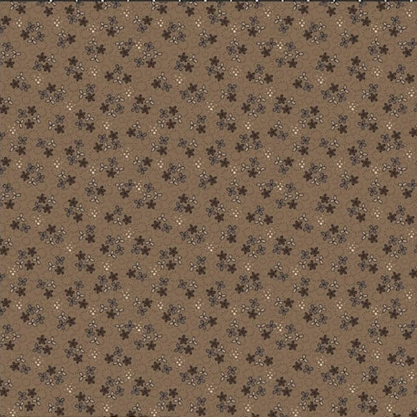 Bomuld "Fun in the forest" bouquet brown