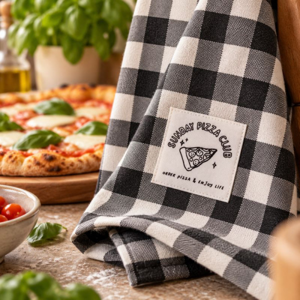 Baumwolllabel "Sunday Pizza Club"