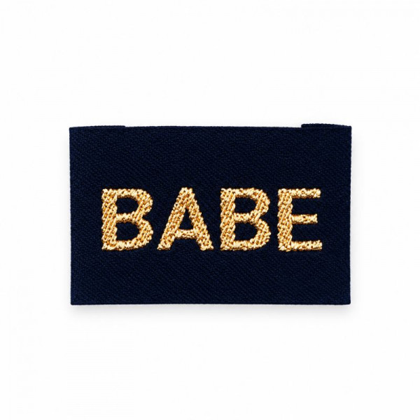 Label "BABE" 35 x 25 mm