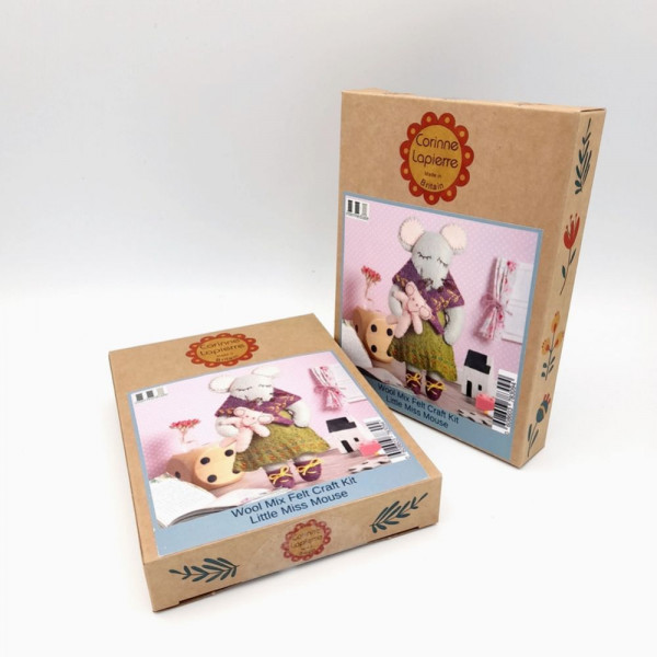 Craftkit "Little Miss Mouse" fra Corinne Lapierre