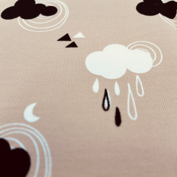 50 cm Bomuldsjersey “Mr. Fox - Kombi“