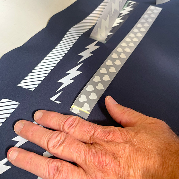 15mm Refleks-Bånd Iron-on "Pil"