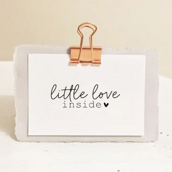 Stempel "Little love inside"