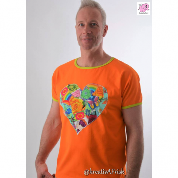 Snitmønster til mænd "T-Shirt" str S - XXXXL