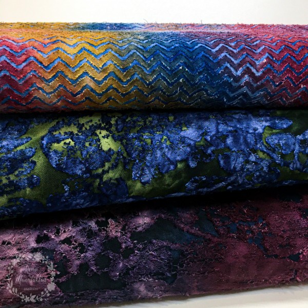 Jersey med viscose "Zig-Zag"