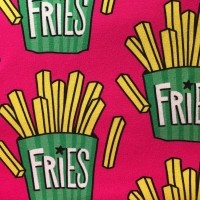 French Terry “Fries“ pink fra Hilco