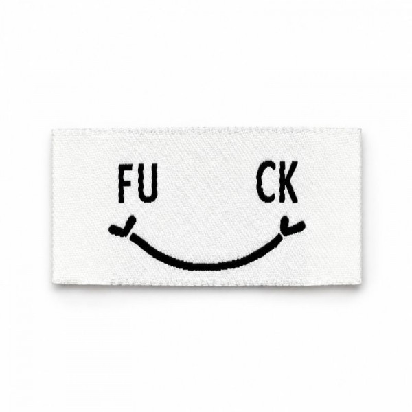 Label "FU CK" 45 x 25 mm