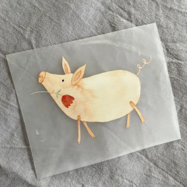 Bügelbild "Schweinchen"