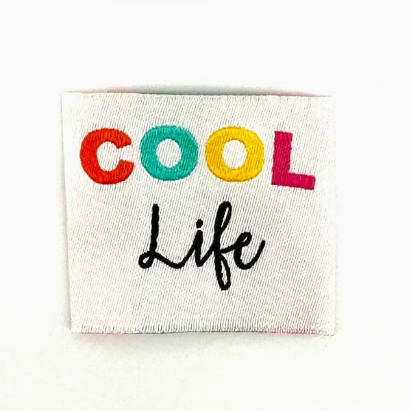 Label "Cool Life" 35 x 35 mm