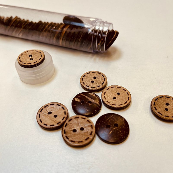 2-hul-knap "Stitchline" Ø ca. 18 mm
