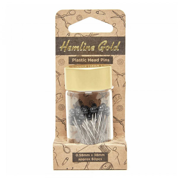 Hemline Gold Stecknadeln